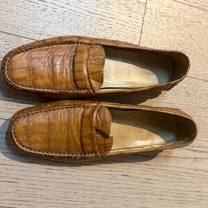 Barney's NY Loafers - Brown Leather Women's Loafers